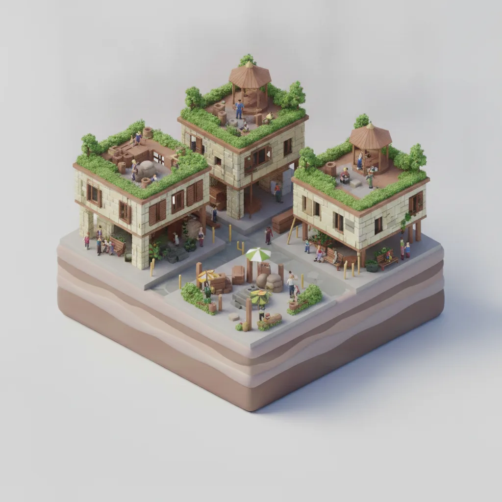 Three Manors with Rooftop Gardens